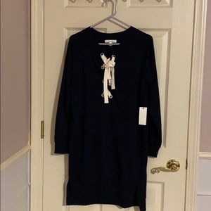 Sweatshirt dress. New with tags. Size medium.